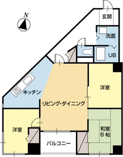 シティウエストコート【9階】の間取り