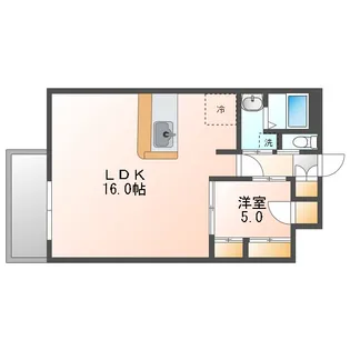 カネツグマンション【3階】の間取り