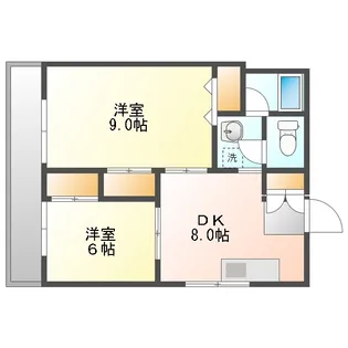 パッショネラ【4階】の間取り