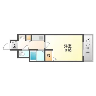 スタシオン南【11階】の間取り