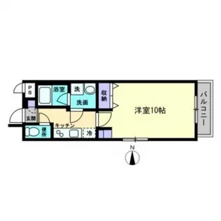 Arc Stage清輝本町【3階】の間取り