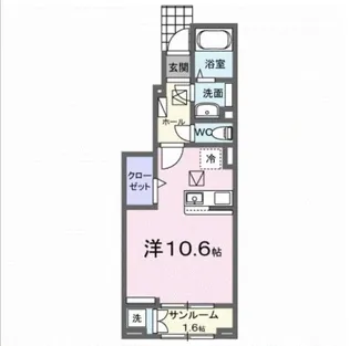ルフレ Ⅰ【1階】の間取り
