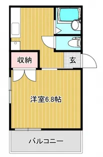 メゾンサンシャイン【3階】の間取り