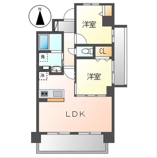 リオン後楽園【3階】の間取り