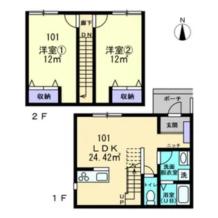 プルミエール南方の間取り