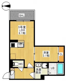 REGALEST 寿【3階】の間取り