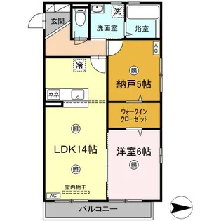 セレニテ【2階】の間取り