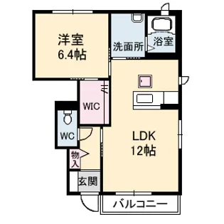 ハイツアンジェリー A棟【1階】の間取り