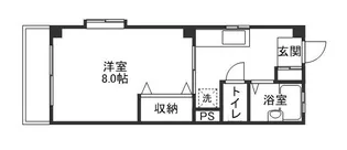 メゾンコスモス【1階】の間取り