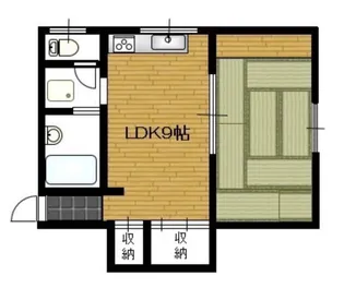 野田屋町赤松ビル【3階】の間取り