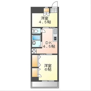 センチュリーふなばし【6階】の間取り