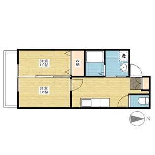 アペックス奥田【3階】の間取り