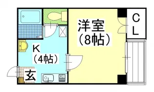 はなやびる【3階】の間取り