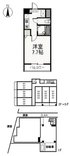 パラッツォ・ミキ【5階】の間取り