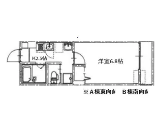 カーム広瀬町A棟【1階】の間取り