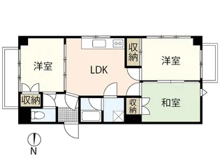 エイトバレー54【8階】の間取り