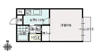 GB奥田【2階】の間取り