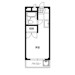 コンチネンタル学南町【3階】の間取り