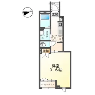 プラッツ・ユーたかまつ【1階】の間取り