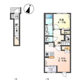 ナチュラル【2階】の間取り