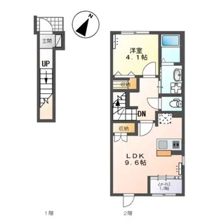 ナチュラル【2階】の間取り