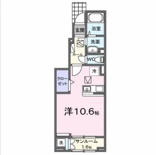 ルフレ Ⅰ【1階】の間取り