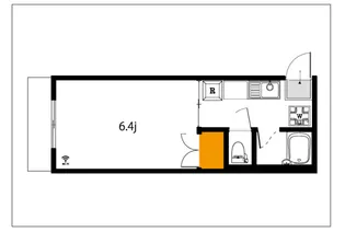 コーポパロス【2階】の間取り
