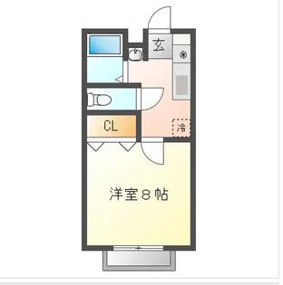 コーポ・ロマンス【2階】の間取り