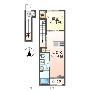 コスモス【2階】の間取り