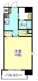 柳町Aマンション【9階】の間取り