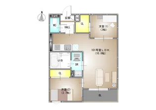 仮称)REGALEST 奉還町4(レガリスト ホウカンチョウフォー)【1階】の間取り