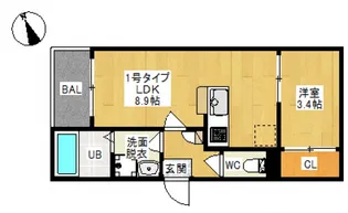 REGALEST TOGO(レガリスト トウゴ)【3階】の間取り