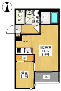 GRANDTIC LS【1階】の間取り