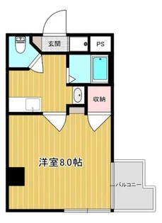 アレグリア内山下【7階】の間取り