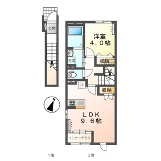 フロード・N【2階】の間取り