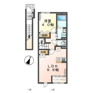 フロード・N【2階】の間取り