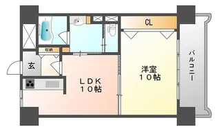 クリスタルハイツ【4階】の間取り