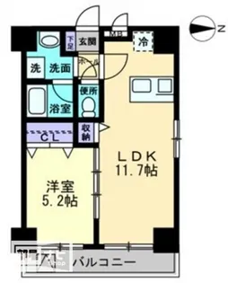 Arc Stage表町【2階】の間取り