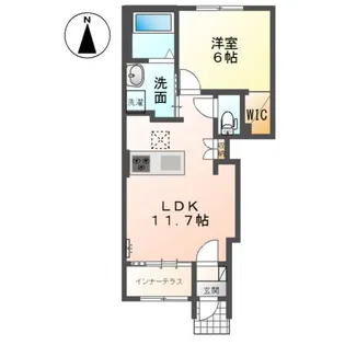 オータムめぐみⅢ【1階】の間取り