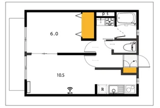 コスモスⅢ【2階】の間取り