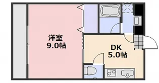レプトン大福【3階】の間取り