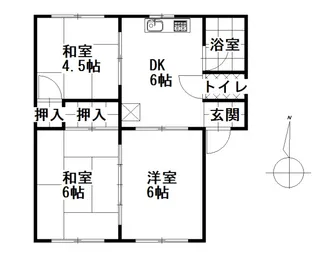 OSレジデンスB棟【1階】の間取り