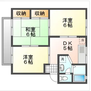 サンライズ【2階】の間取り