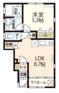 STAR GRANTS【1階】の間取り