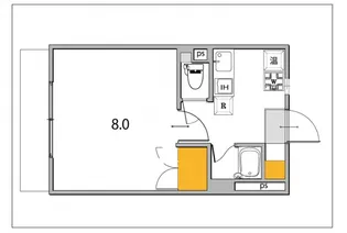 イースト207【1階】の間取り