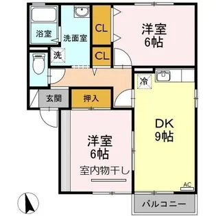 第2アネックス A棟【2階】の間取り