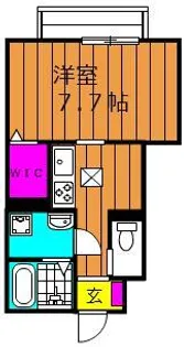 ヴィレッジ ド ルシオル【1階】の間取り