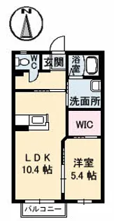 ピアノ【1階】の間取り