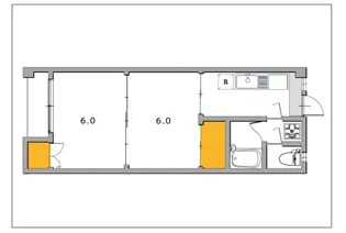 グリーンハイツ原尾島【1階】の間取り