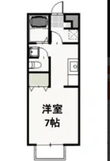 アルエット国富【2階】の間取り